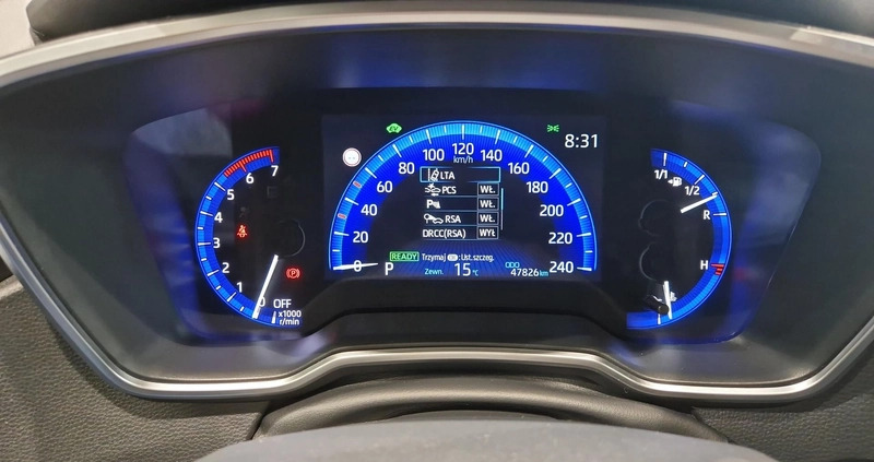 Toyota Corolla cena 109900 przebieg: 47791, rok produkcji 2022 z Boguchwała małe 79